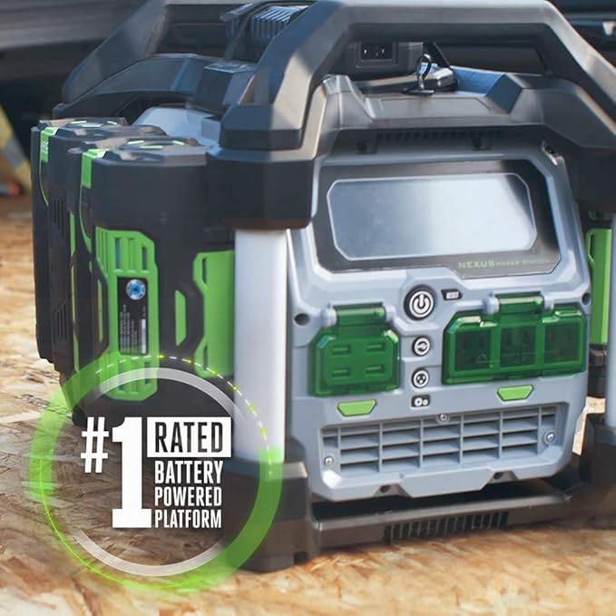 EGO POWER+ Portable Power Station 3000W Battery Powered Inverter Generator for Home and Outdoor Battery and Charger Not Included - PST3040