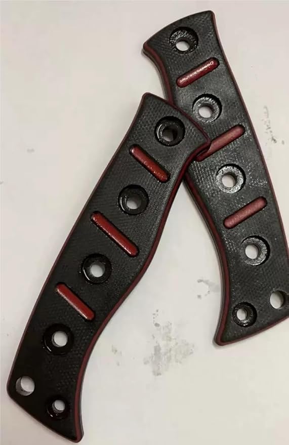 1 Pair Custom G10 Scales Handle with Screws Fit for Bugout 375 DIY Making Accessory