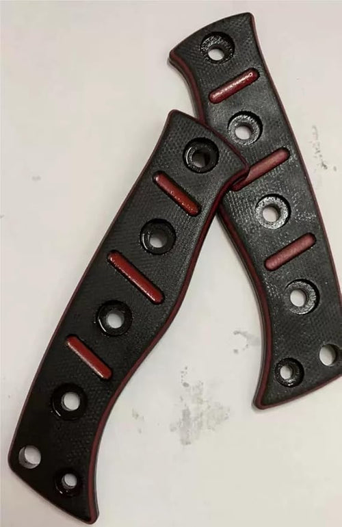 1 Pair Custom G10 Scales Handle with Screws Fit for Bugout 375 DIY Making Accessory