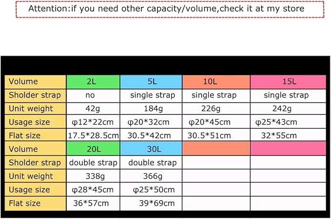 YOUGLE 20L Waterproof Water Resistant Dry Bag Sack Storage Pack Pouch Swimming Kayaking Canoeing River Trekking Boating Sailing Fishing (Blue)