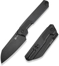 CIVIVI Hid Folding Pocket Knife 4.14 Sharp 14C28N Blade G10 Handle Nested Liner Lock Kitchen Knife with Thumb Stud Opener Ideal for Outdoor Use Camping Hiking and EDC C23008-1 Black