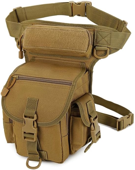 Military Tactical Drop Leg Bag Tool Thigh Pack Leg Rig Utility Pouch Outdoor