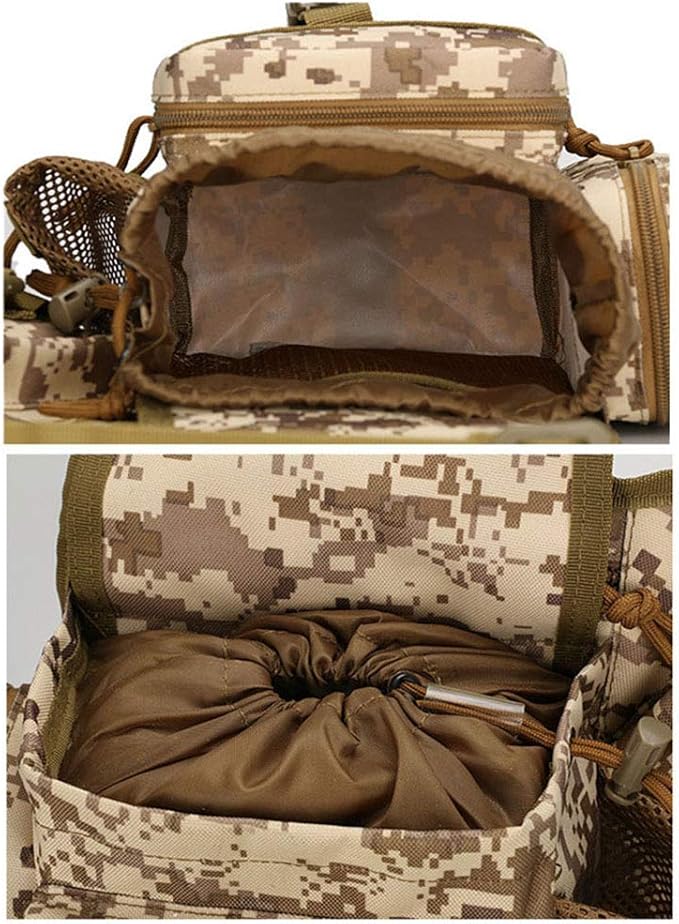 Outdoor Sports Hiking Sling Bag Shoulder Gear Pack Chest Range Bag Molle Camouflage Tactical Versipack