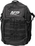 Smith &amp Wesson M&ampP Duty Series Small Backpack with Weather Resistance Ballistic Fabric Construction and MOLLE for Hunting Range Travel and Sport Black