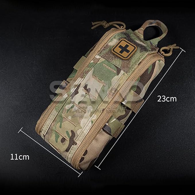Quick Release Tactical MOLLE IFAK PouchMedical Emergency Airsoft First Aid Kits/EMT BagFor Outdoor Sport Hunting Airsoft