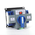 63A 2P Dual Power Automatic Transfer Switch Mini Dual Power Generator Changeover Switch Circuit Breaker Self Cast Conversion CB Level 50HZ/60HZ (2P 63A)