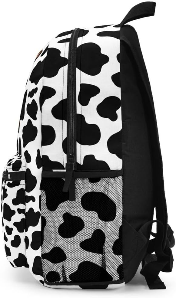 Cow Print Bookbag/Western Coquette Backpack/BOHO Western Travel bag/Cow Lover Laptop Bag