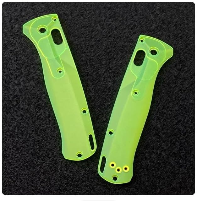 2-Piece Pair Acrylic Scales Fits for Bugout 535 Handle Patch Replacement DIY Accessory