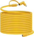 Solar Panel Extension Cable for Jackery 50FT 14AWG 8mm DC Connector Compatible with Yeti Anker BLUETT Jackery Portable Power Stations for Outdoor Camping RV Emergency Use (Yellow)