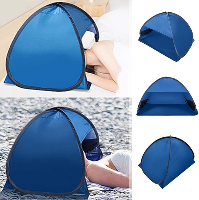 Beach Sun ShelterEasy Pop-Up Instant Beach Tent Anti-UV Mini Automatic Shade Tent Canopy for Outdoor Picnic Beach CampingL