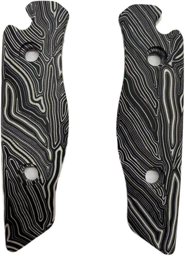 1 Pair G10 Custom Scales Handle Fits for 15017 Bugout Damascus Handle Patch DIY Replacement Accessories