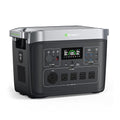 GROWATT Portable Power Station INFINITY 2000 Black Electric Solar Generator2048Wh LifePO4 Battery2400W AC Output for Home Use Outdoor Camping RVs and Emergency Backup(Solar Panel Optional)
