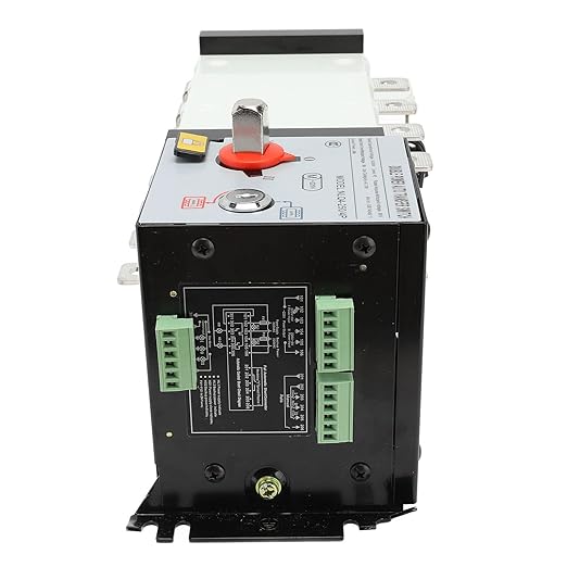 Dual Power Automatic Transfer Switch AC400V 2 in 1 Out Isolated Power Transfer Switch for Generator (200A)