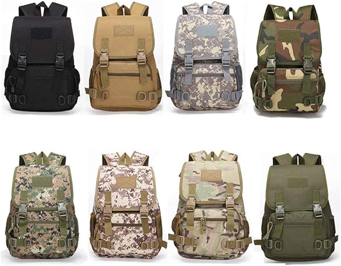 Outdoor Sports Pack Hiking Bag Tactical Rucksack Camo Knapsack Combat Camouflage Tactical 20L Backpack