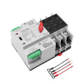 GEYA Mini ATS Automatic/Manual Transfer Switch Solar Auto Dual Power Over &amp Under Voltage Switch 50/60Hz Grid to AC Generator(3Pole 63A 110V)