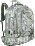 Extra Large 60L Tactical Backpack for Men Women Outdoor Water Resistant Hiking Travel Laptop Bag(ACU)