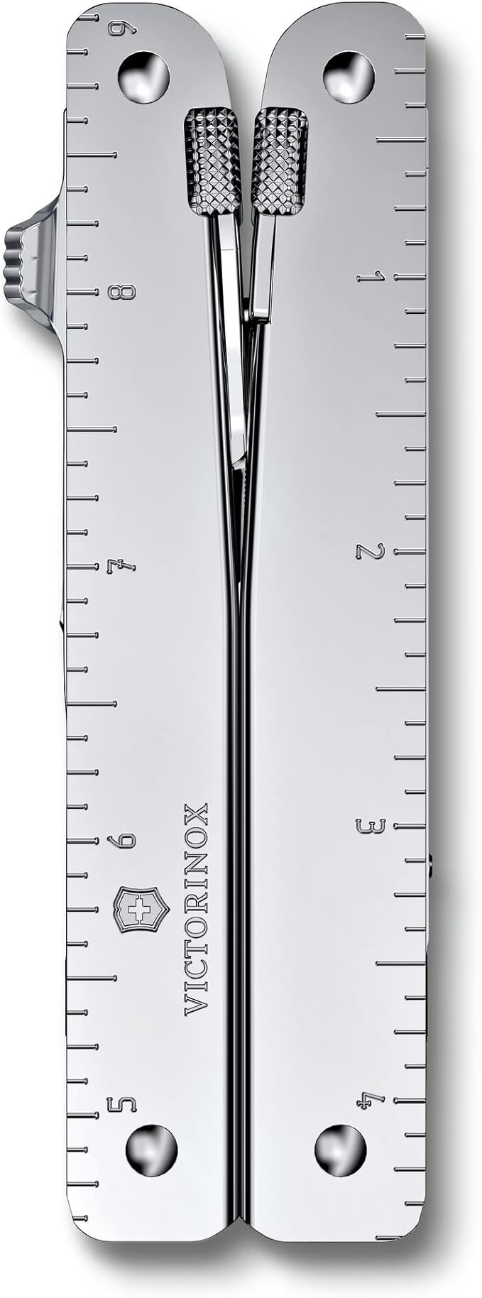 Victorinox Swiss Tool MX Swiss Army Knife 26 Function Swiss Made Multitool with Large Blade Pliers and Wire Cutter - Silver with Nylon Pouch