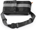 Empty First Aid Waist Bag Molle Medical Pouch with Belt EMS Fanny Pack with Three-piece SystemIFAK Medical Bag for CampingHiking or Traveling (Black)