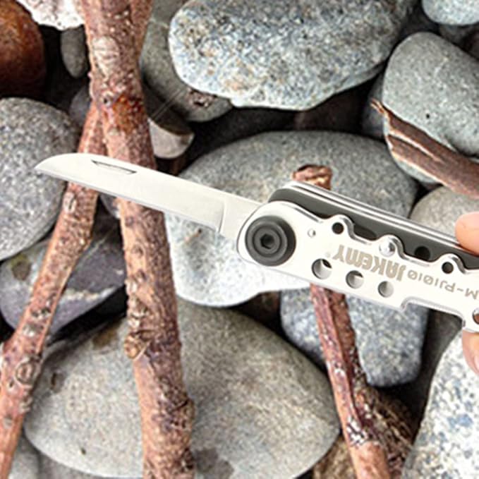 SagaSave 10 in 1 Multitool Pliers Stainless Steel Multitool Pliers Portable Folding Pliers Outdoor Tool for Survival Camping Hunting Fishing