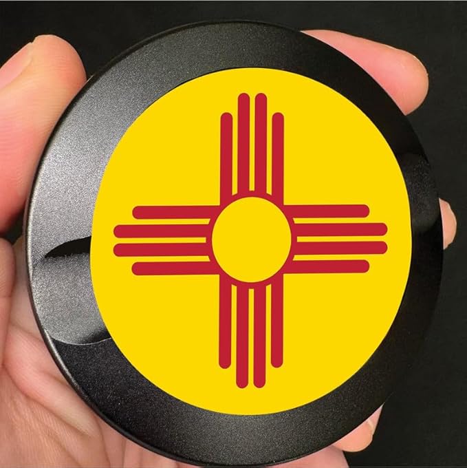 Metal Zyn Container - Metal Zyn Holder - Zyn Metal Can - Metal Container for Zyn Holder - Metal Zyn Can Golf Gifts for Him - Zyn Containers for Golf - New Mexico State Flag
