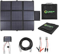 LensunSolar 200W 12V Portable Solar Panel Blanket with Anderson Connectors for Solar Generator Power Station Lightweight with 20A MPPT Charger Controller