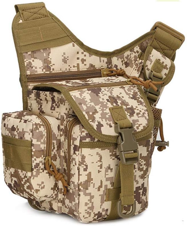 Outdoor Sports Hiking Sling Bag Shoulder Gear Pack Chest Range Bag Molle Camouflage Tactical Versipack