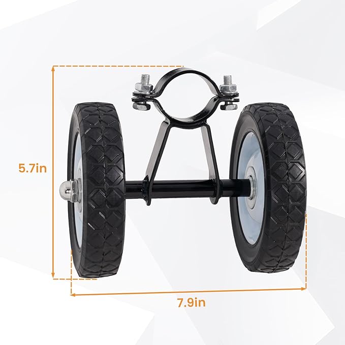 Lazy Daze Hammocks Wheel Kit for Hammock Stands Black Weather Resistant Universal Hammock Stand Wheel for Easy Outdoor Mobility
