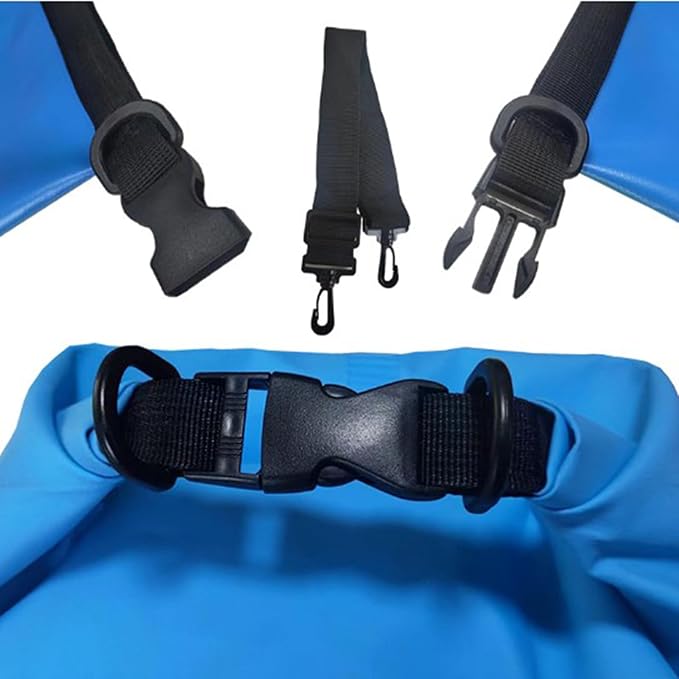 Waterproof Dry Bags for Beach15L Roll Top Surfing Organizer | Swimming Storage Bag | for Kayakers Boaters Swimmers Fishermen Rafters Surfers Travelers Hikers Beach Trips Boating Swimming Kayaking