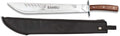 Machete iFIELD EL29006 Basic Model Bambu Blade Satin Finish 17 inch Wooden Handle with Nylon Sheath Total Length 23.6 inch Camping Tool for Fishing Hunting Sport Activity