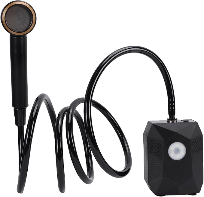 Mingzhe Portable Camping Shower Pump Rechargeable 5 Levels LED Display 20L Bucket IPX8 Outdoor Shower Kit for Camping Hiking