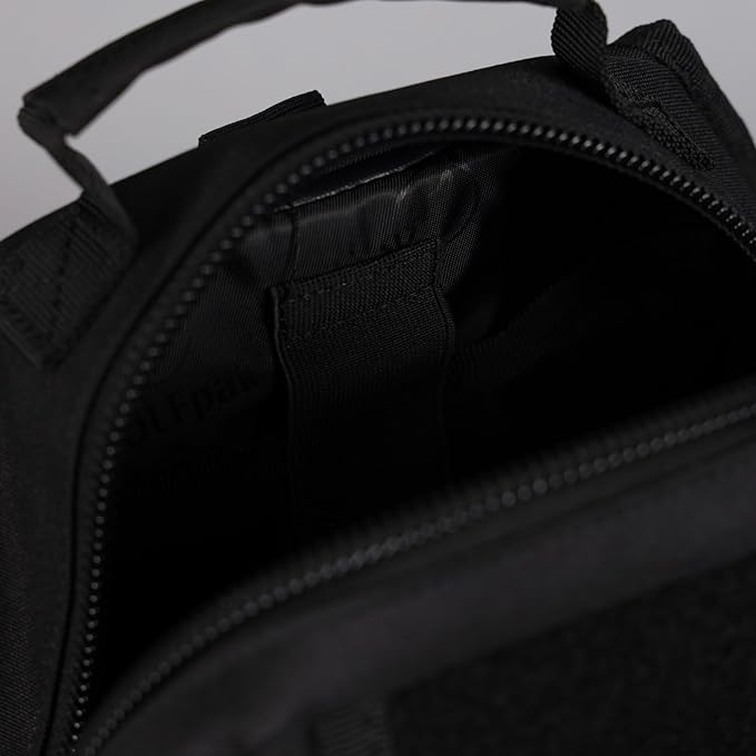 WOLFpak 9L Tactical Sling Bag |Concealed Carry CCW Backpack |Military Crossbody EDC Daypack Molle Chest Shoulder Pack for Hiking Travel Work | (Black Venom)