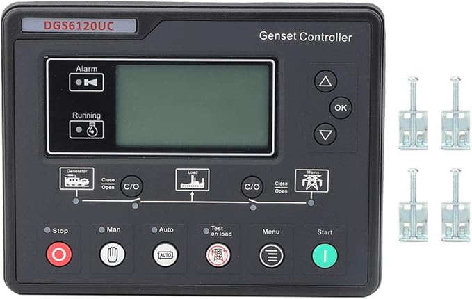 Tyenaza Generator Control Module DGS6120UC Genset Controller Module Generator Set Parameters Monitoring Replace High Resolution Intelligent Generator Set Controller for HGM6120UC