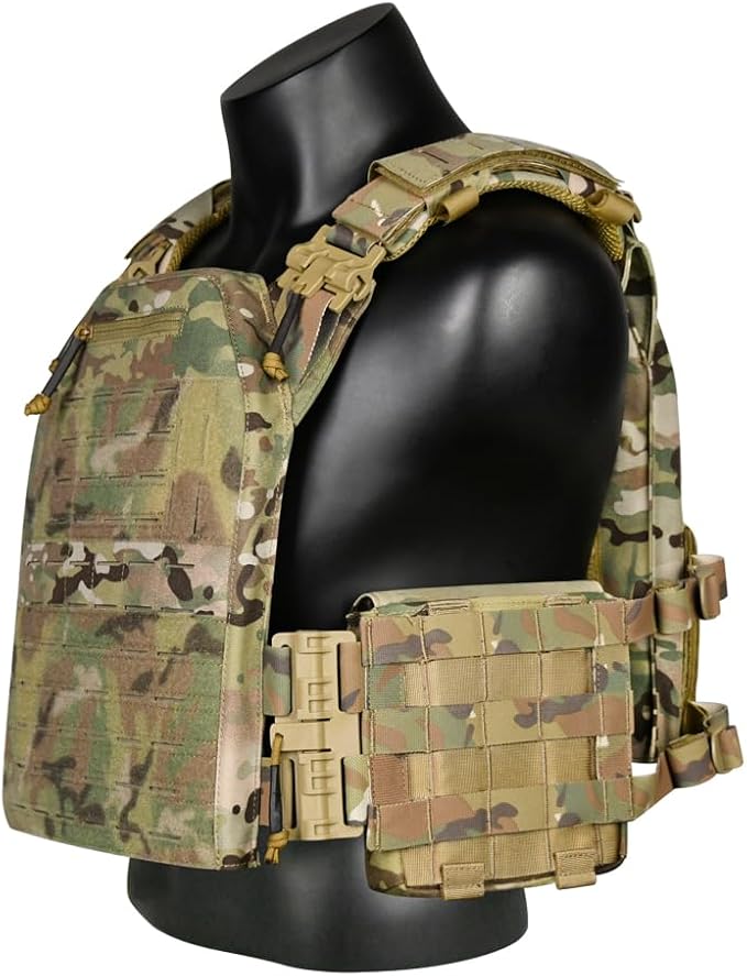 Side Molle EDC Pouches for Backpack Waist Belt Attachment Surplus 1000D Nylon Compact Utility Water-Resistant Pouch 2 Pack