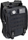 TORCH MOLLE Urban Commuter Backpack Laptop Bag Rucksack for Hiking Cycling Crossfit Light Rucking EDC Gear V2 (Black)