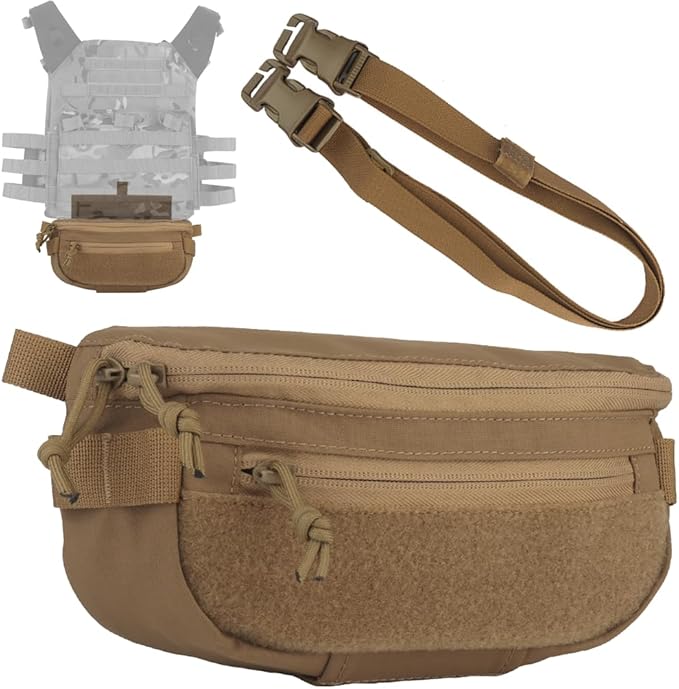 Dual Use Tactical Storage PouchEDC Tool Admin Sundry Waist BagAirsoft Hunting Military Utility Multifunctional Vest Extension Attachment Bag