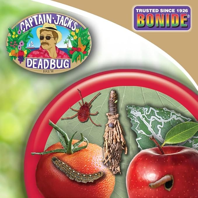 Bonide Captain Jack's Deadbug Brew Ready-to-Use Spray 32 oz Outdoor Insecticide and Mite Killer for Organic Gardening (Pack of 2)
