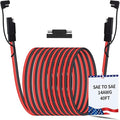 14 AWG 40 FT SAE Connector to SAE Battery Extension Cable Pure Copper 14 Gauge Power Quick Connect Cable for Cars Motorcycles Solar Panels RV