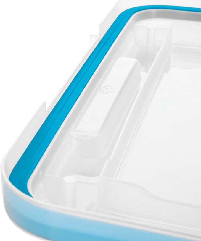 Sterilite 18-Pack Gasket Box Weather-Resistant Storage Bins with Latching Lids 7.5 Quart - Heavy-Duty Organizing Containers for Closet Bathroom and Office