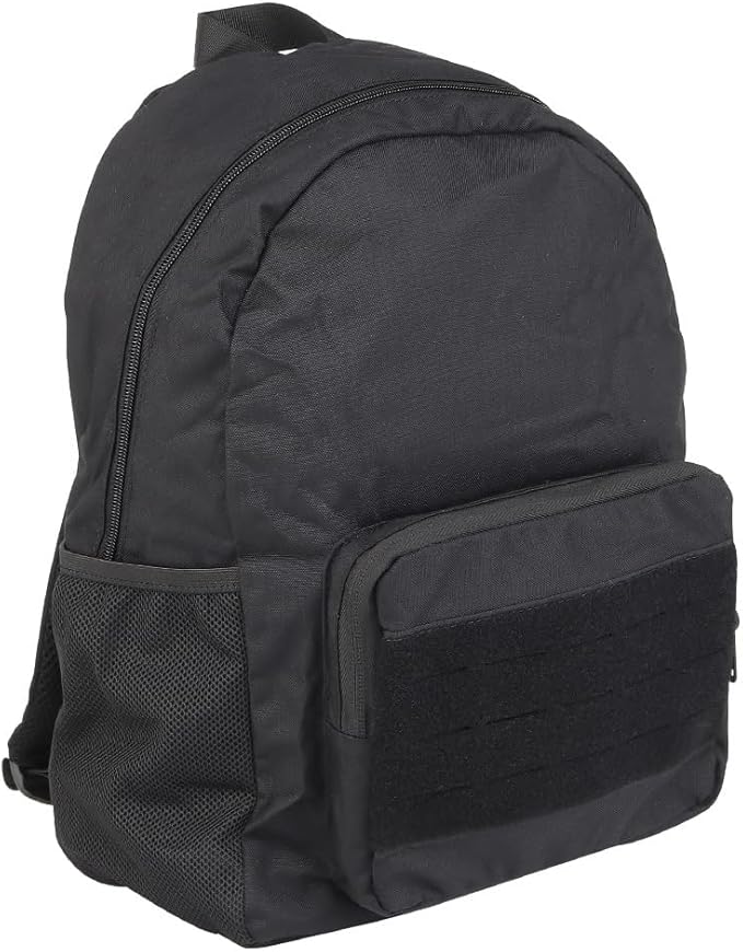 ACEXIER Tactical Expanding Backpack Foldable Pack E.DC Lightweight Molle 500D Nylon Hunting Bag Outdoor Hiking Travel Airsoft Accessories (Black)