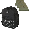 HYPERWEAR Hyper Ruck® 20L Rucking Backpack – Modular Load System Laptop &amp Plate Sleeves Fitness Hiking &amp EDC (Empty)