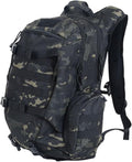45L Waterproof Fishing Hunting Backpack Outdoor Military Rucksacks Tactical Sports Camping Hiking Trekking Bags (Camo black)