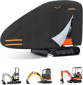 Mini Excavator Cover Fits 3000-4000 lbs Models 420D Oxford-Fabric Zippered Excavators Cover Compatible with Bobcat E20/Kubota U17/John Deere 17G/Yanmar ViO17 Waterproof UV Dust Snow Rain Protection
