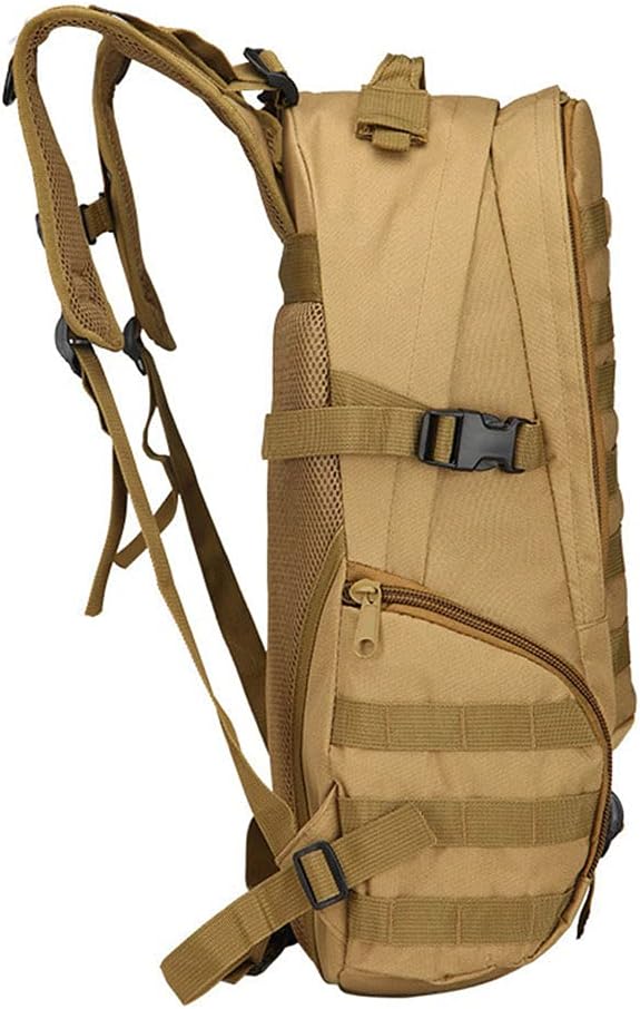 Outdoor Sports Pack Hiking Bag Tactical Rucksack Camo Knapsack Combat Camouflage Tactical 35L Molle Backpack - 3 Color Desert