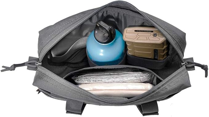 EXCELLENT ELITE SPANKER Tactical Drop Dump Pouch Molle Tool Pouch with Hook &amp Loop Carrying Kit Bag for Tactical Vest Chest Rig