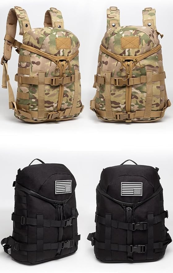 Tactical Backpack Military Molle Hiking 20L Travel Outdoor Army Trekking Bag Mountaineering Camouflage