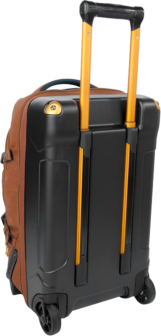Eddie Bauer Expedition Rolling Duffel Bag with Wheels | Travel | Carry-On | Luggage | Rugged | Durable - Rust 22