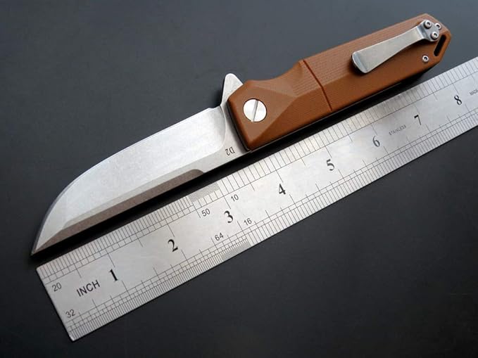 Eafengrow EF71 Folding Knife EDC Foldable Utility Knife with Liner Lock Pocket Knife for Camping Survival Outdoor and Indoor Activities