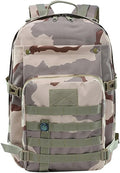 41L Military Tactical Backpack For Men Camping Hiking Trekking Daypack Rucksack Bag MOLLE 3 Day Assault Pack (San Sha)
