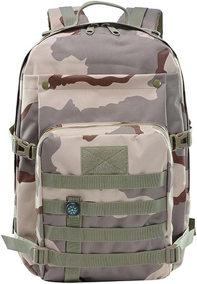 41L Military Tactical Backpack For Men Camping Hiking Trekking Daypack Rucksack Bag MOLLE 3 Day Assault Pack (San Sha)