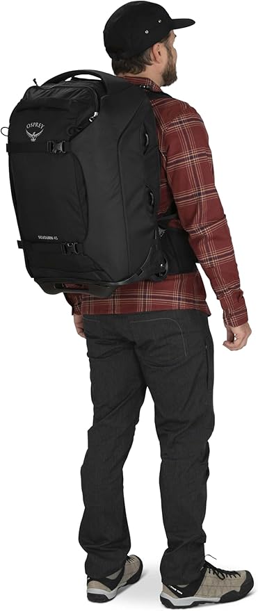 Osprey Sojourn 22/45L Wheeled Travel Backpack with Harness Black